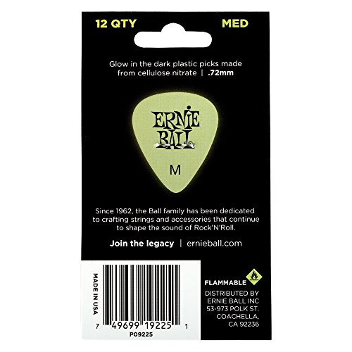 ernie-ball-super-glow-medium-plektren-zellulose-12er-beutel image 7