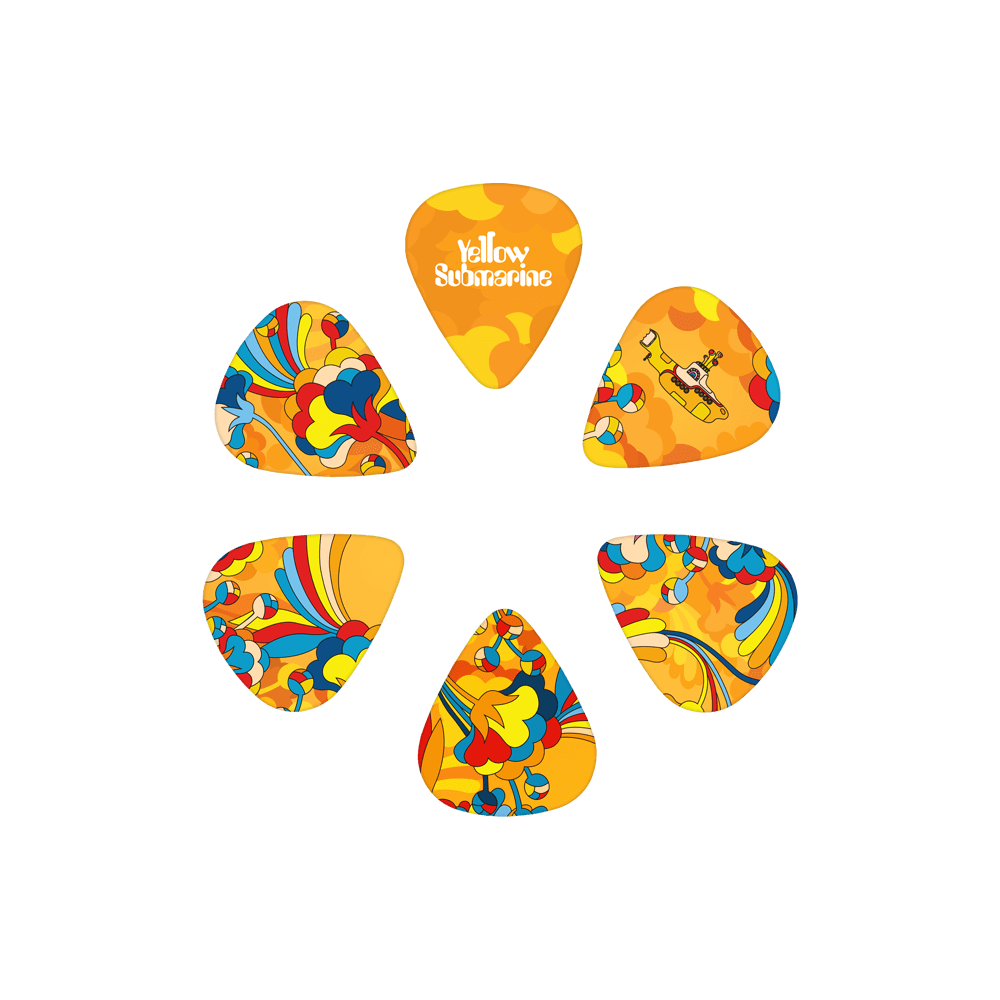 d-addario-beatles-yellow-submarine-55th-anniversary-gitarren-plektren-im-sammeld image 5