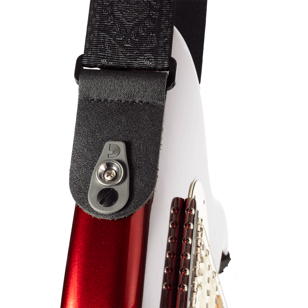 d-addario-pad-lock-gewebter-gitarrengurt-monterey-black image 4