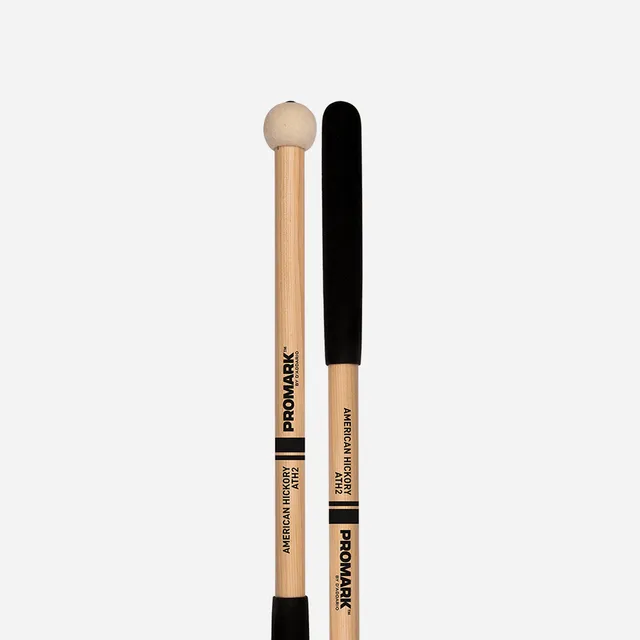 d-addario-promark-ath2-marching-series-tenor-mallets-hickory-mit-filzkopf image 1