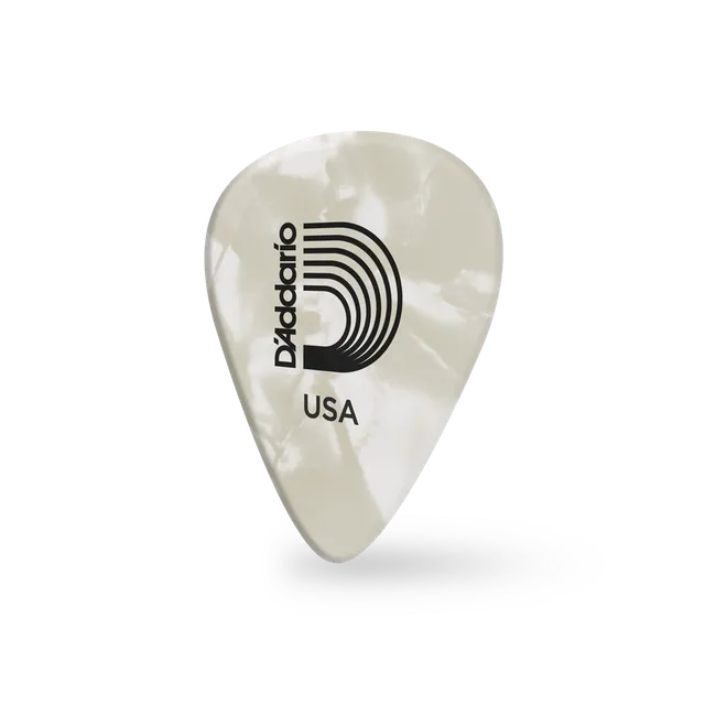 d-addario-classic-celluloid-plektren-white-pearl-light-10er-pack image 1