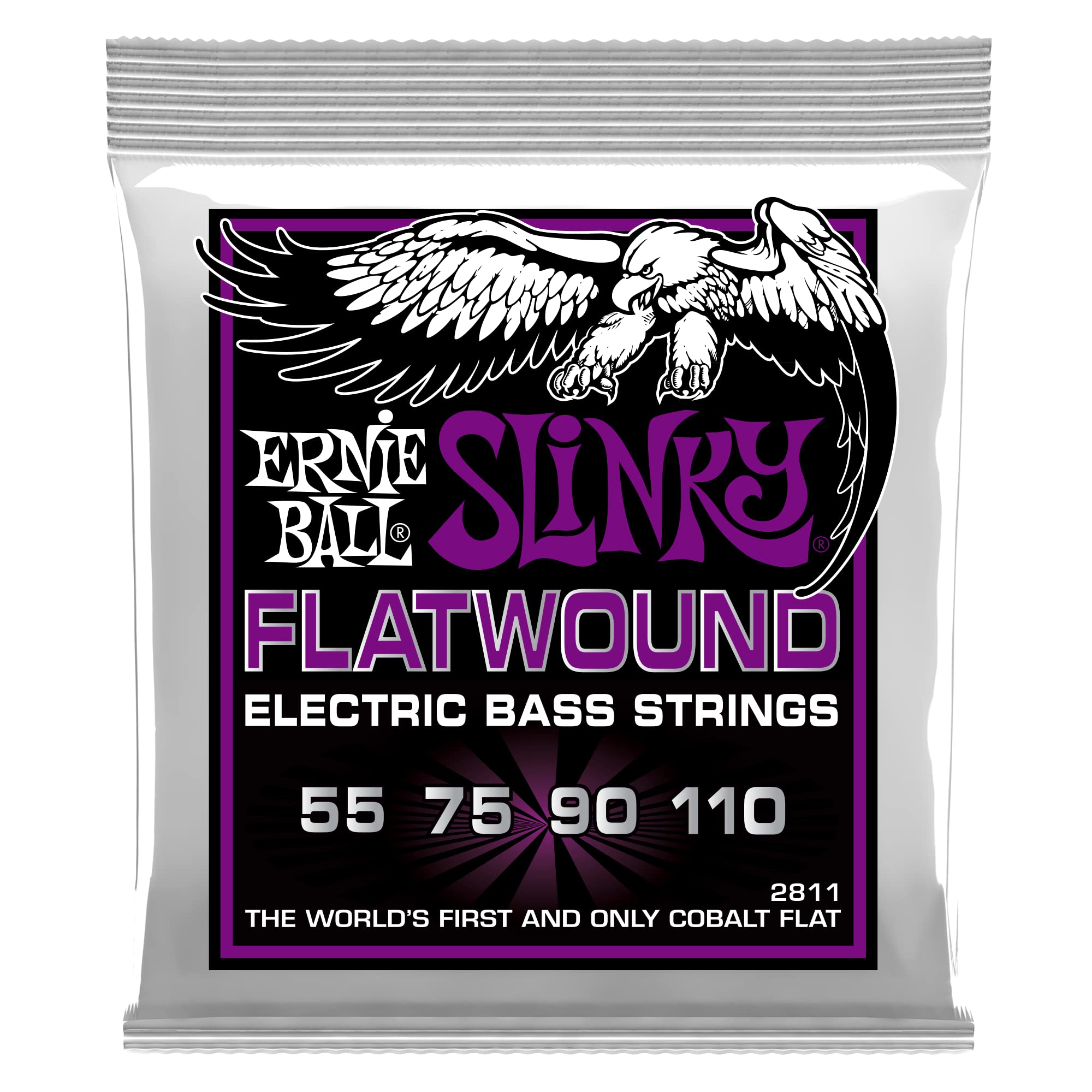 ernie-ball-hybrid-slinky-flatwound-e-bass-saiten-45-105-cobalt image 4