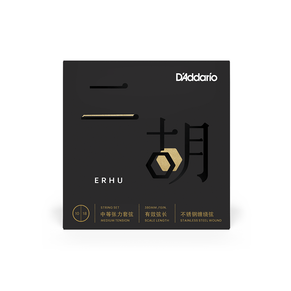 d-addario-erhu01-erhu-saitensatz-10-18-medium-tension-edelstahl image 2