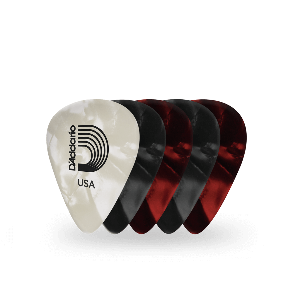 d-addario-classic-pearl-celluloid-plektren-sortiment-25er-pack image 1