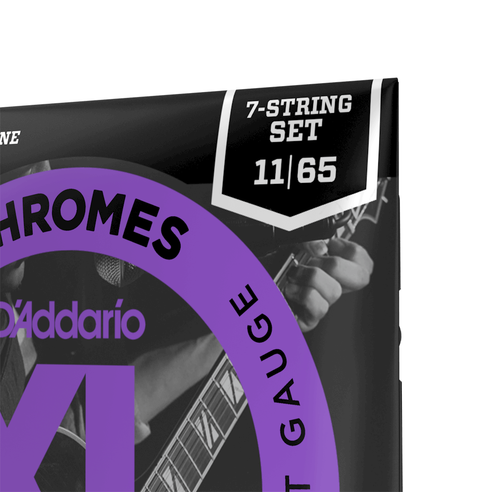 d-addario-xl-chromes-11-65-jazz-light-7-saitige-e-gitarren-saiten-flatwound image 4