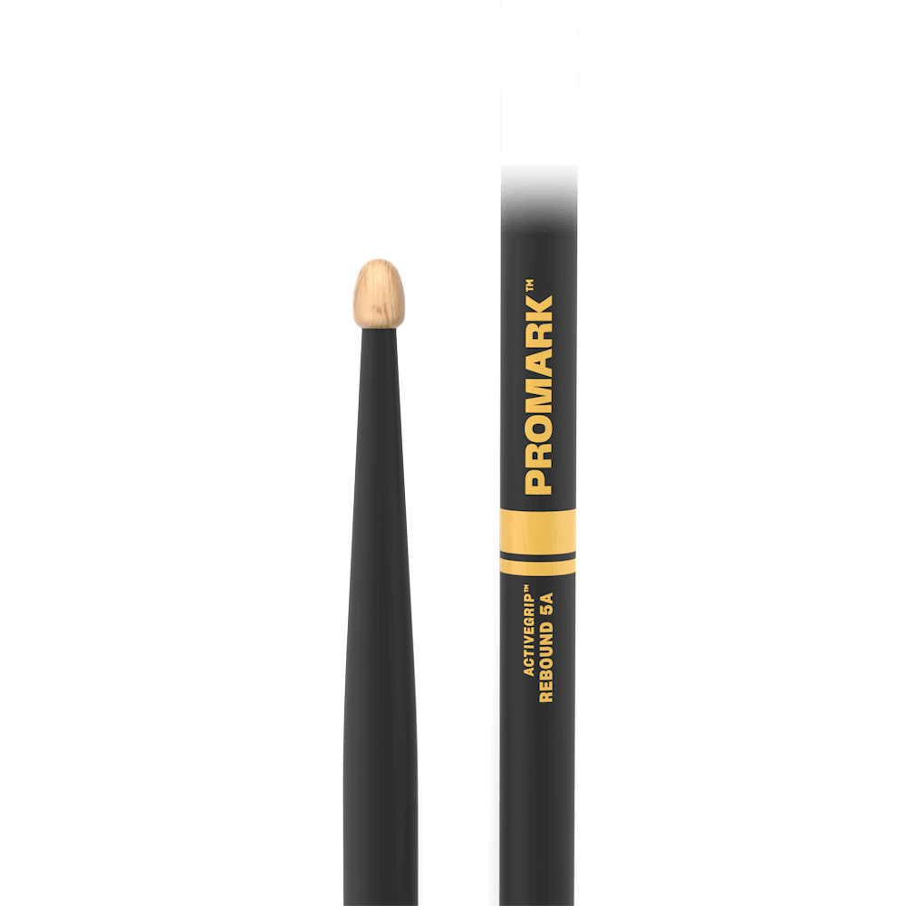 d-addario-promark-rebound-5a-activegrip-hickory-drumsticks-wood-tip image 4
