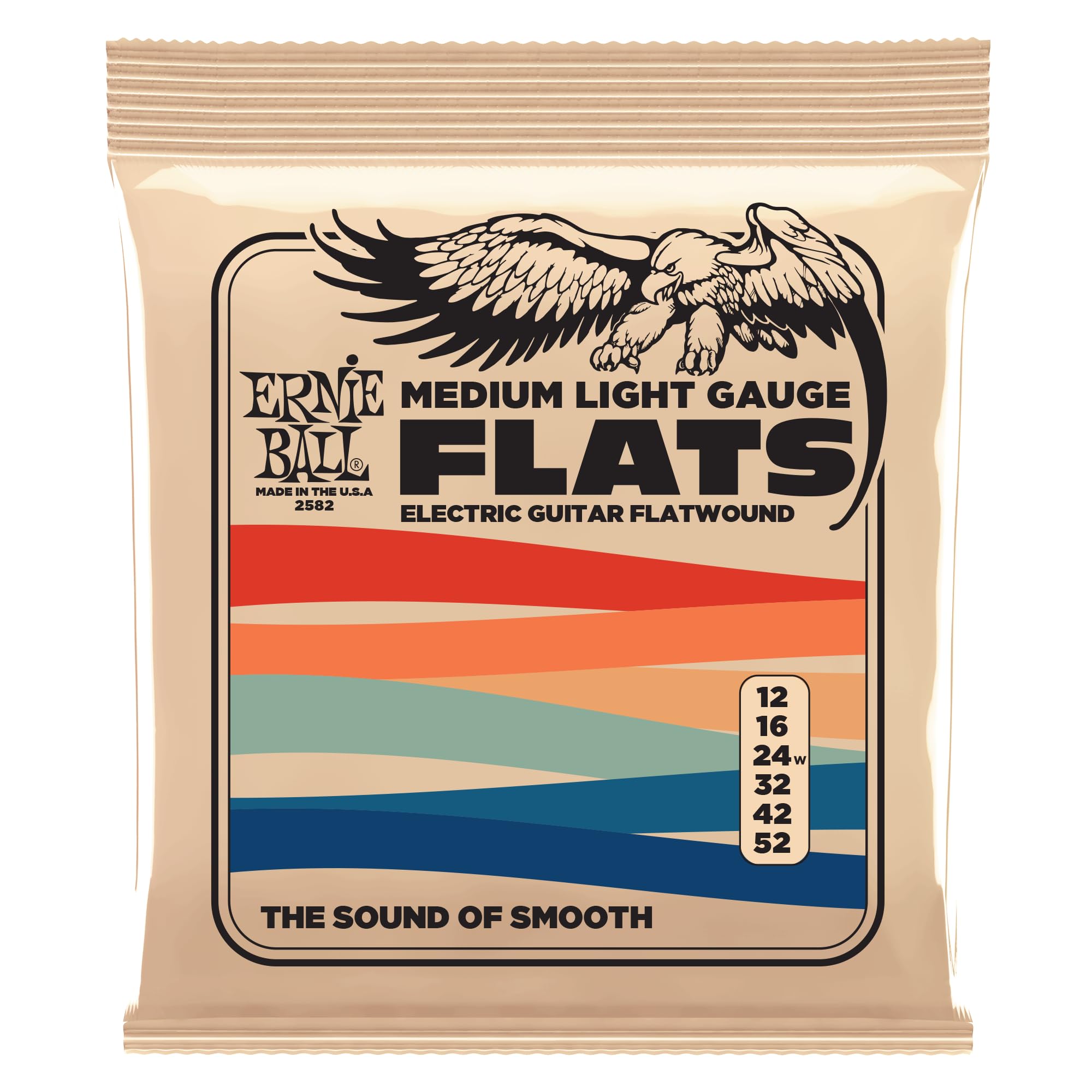 ernie-ball-flats-flatwound-12-52-medium-light-e-gitarrensaiten-edelstahlband image 1