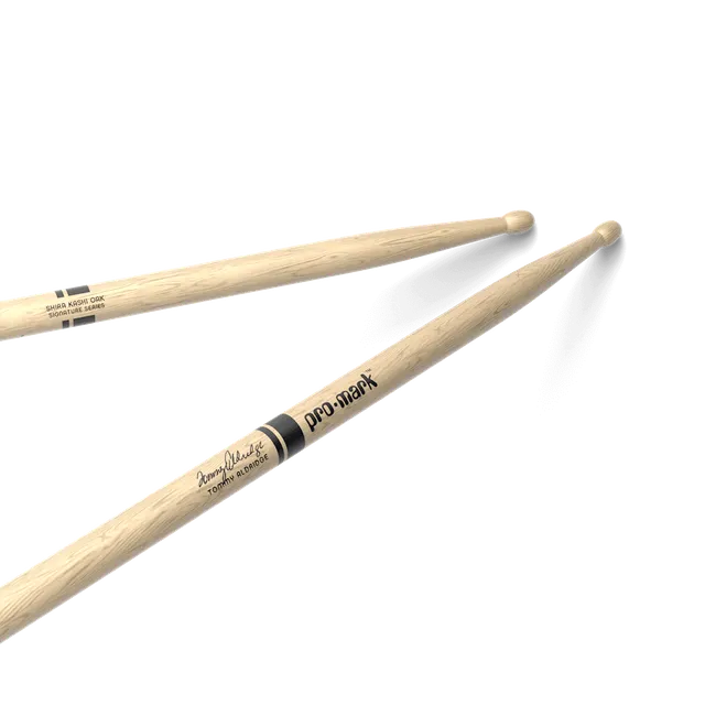 d-addario-promark-tommy-aldridge-shira-kashi-oak-drumsticks-wood-tip image 1