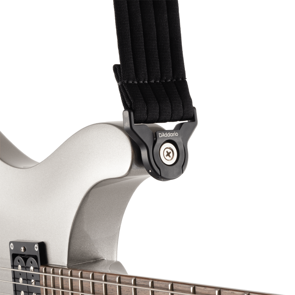 d-addario-auto-lock-gitarrengurt-black-padded-stripes image 3