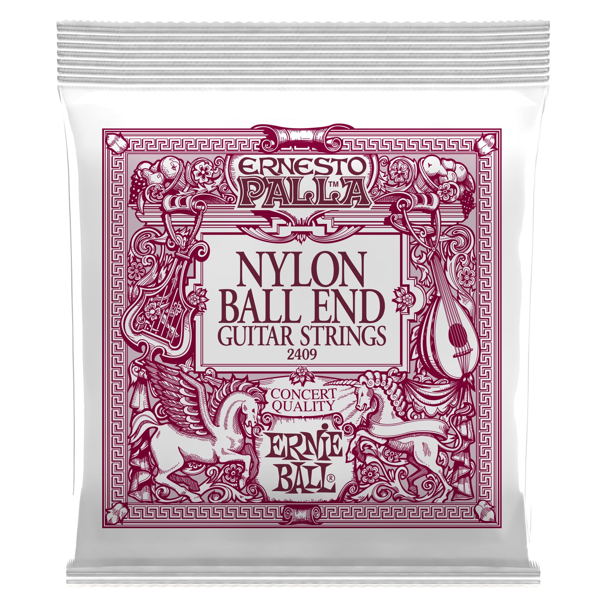 ernie-ball-ernesto-palla-nylon-klassikgitarrensaiten-mit-kugelenden-schwarz-gold image 1