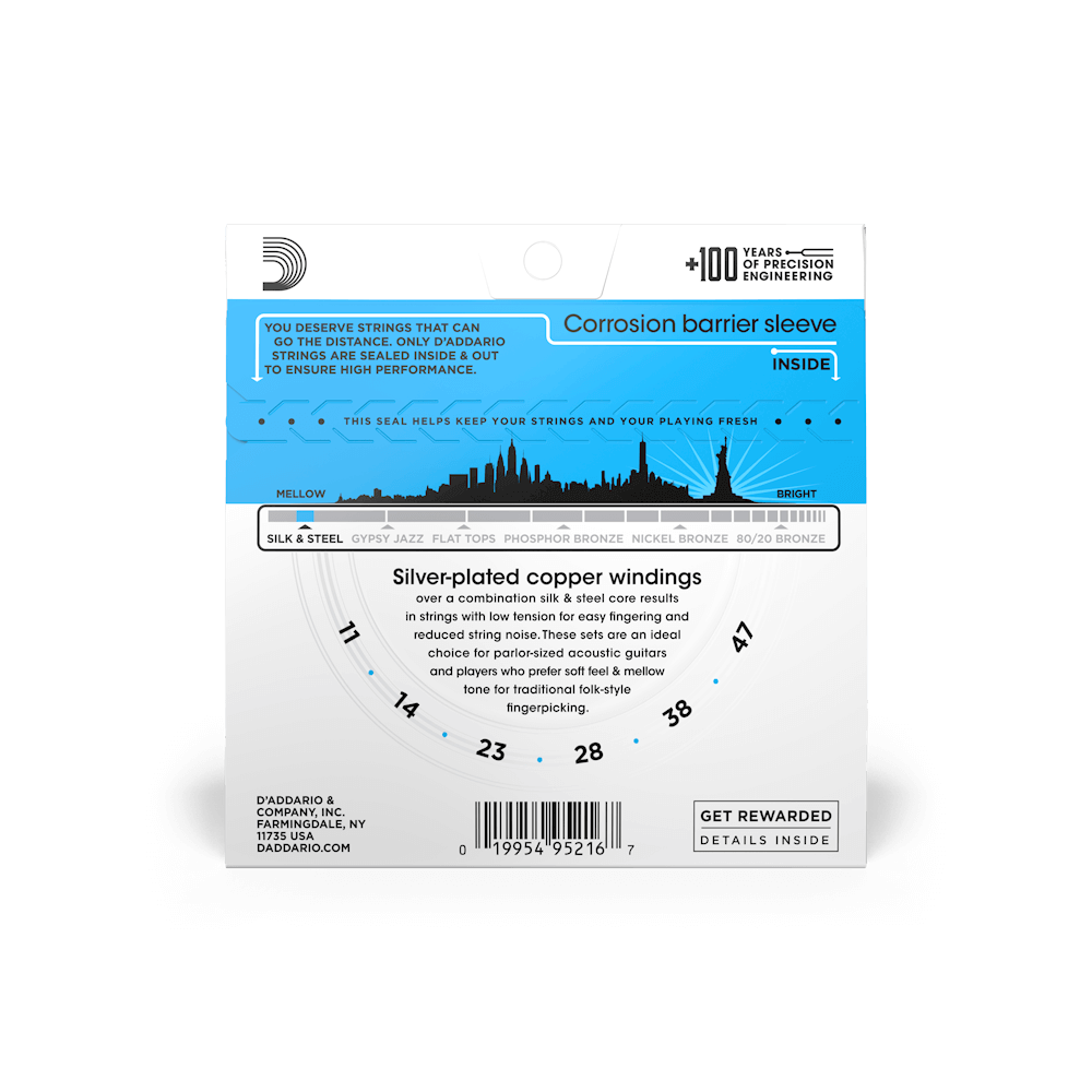 d-addario-silk-steel-westerngitarren-saiten-11-47-light image 3