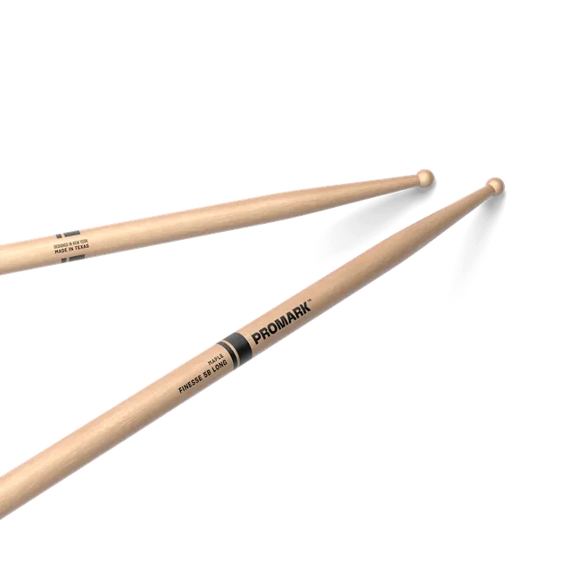 d-addario-promark-finesse-5b-long-maple-drumsticks-holz-tip image 1