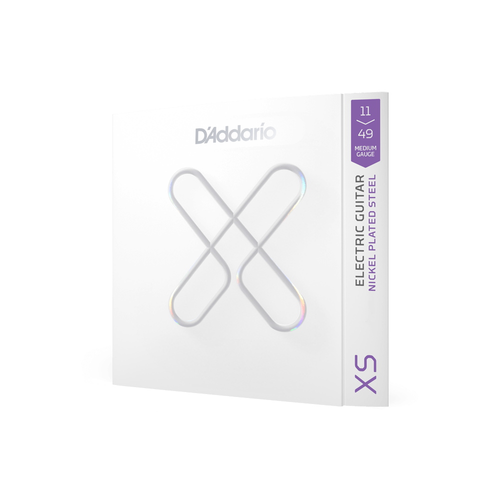 d-addario-xs-nickel-11-49-medium-e-gitarren-saiten-coated image 1