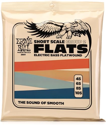ernie-ball-short-scale-flatwound-group-2-e-bass-saiten-45-105 image 3