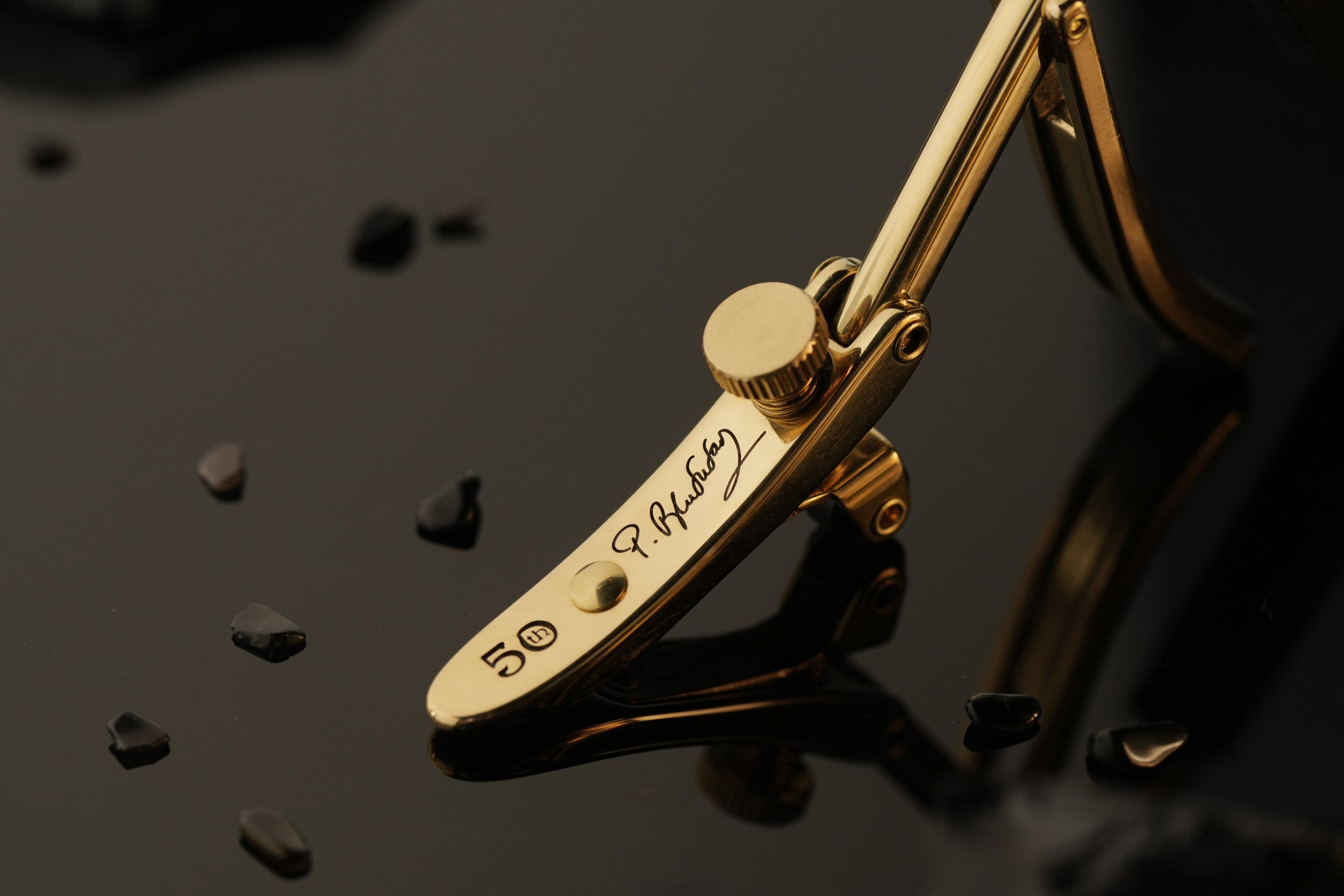 shubb-pierre-bensusan-signature-kapo-steel-string-messing-50th-anniversary image 4