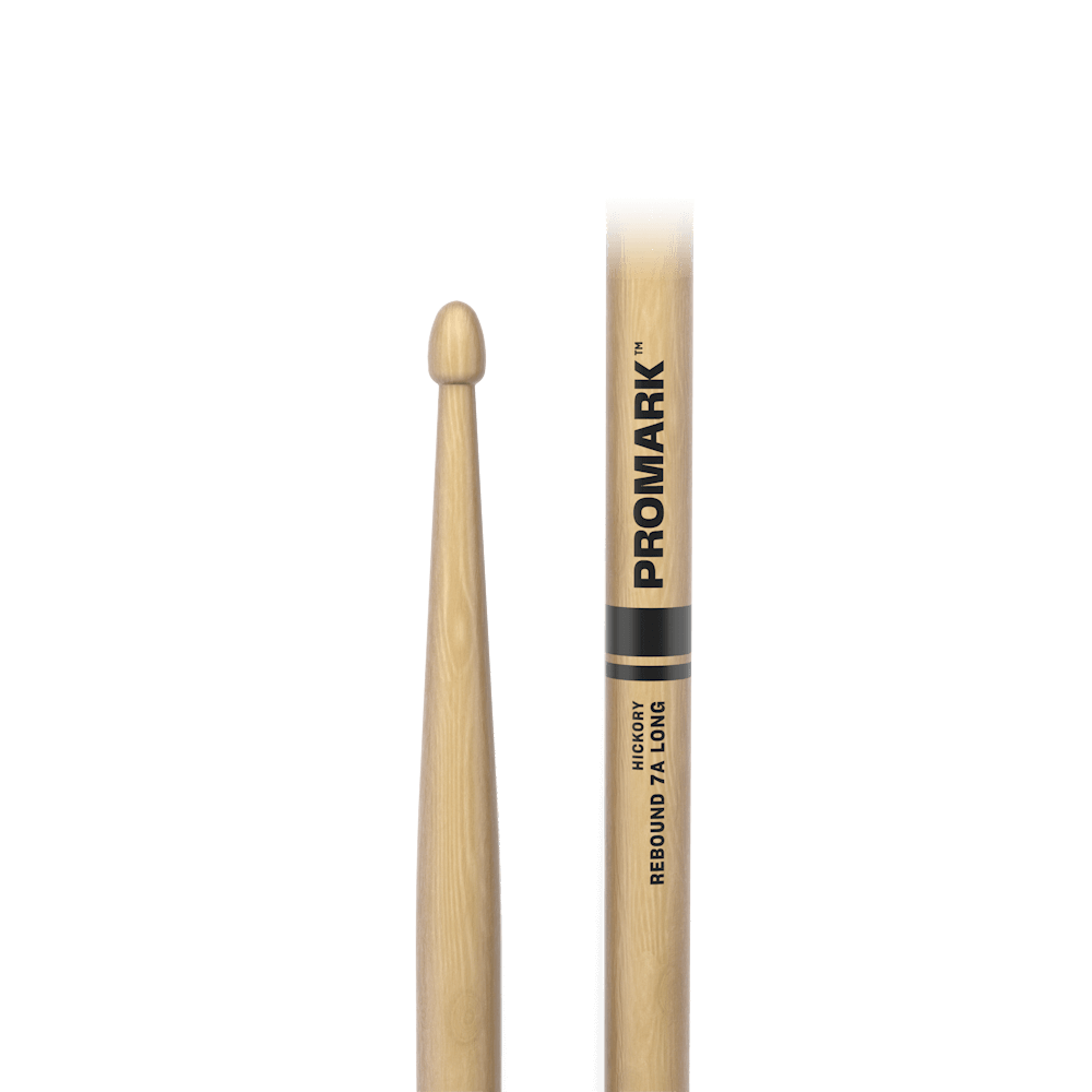 d-addario-promark-rebound-7a-long-hickory-drumstick-eichel-tip image 2