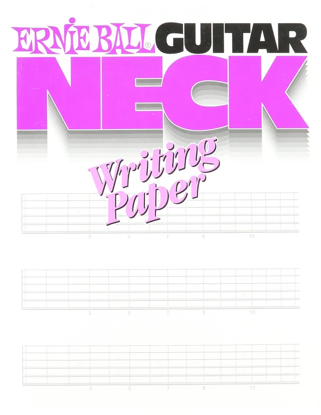 ernie-ball-gitarrenhals-notenpapier-p07020-48-seiten image 1