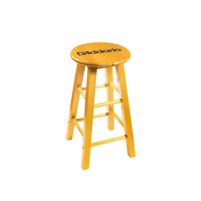 d-addario-logo-stool-gitarren-hocker-kiefer-24-zoll image 1