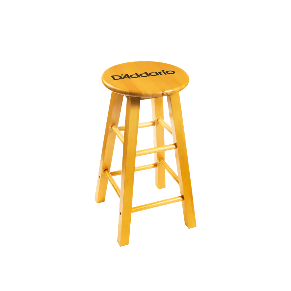 d-addario-logo-stool-gitarren-hocker-kiefer-24-zoll image 1