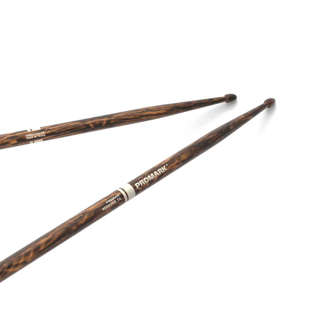 d-addario-promark-rebound-7a-firegrain-hickory-drumsticks-mit-acorn-wood-tip image 1