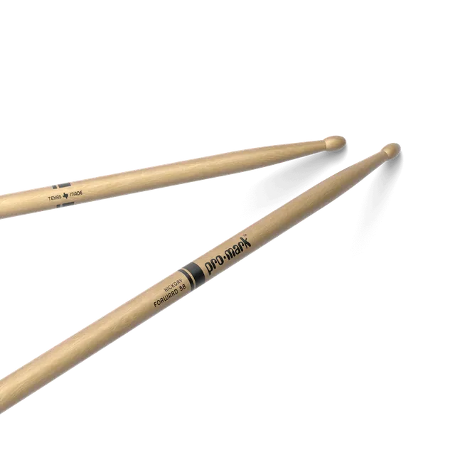 promark-by-d-addario-classic-forward-5b-hickory-drumsticks-oval-wood-tip image 1