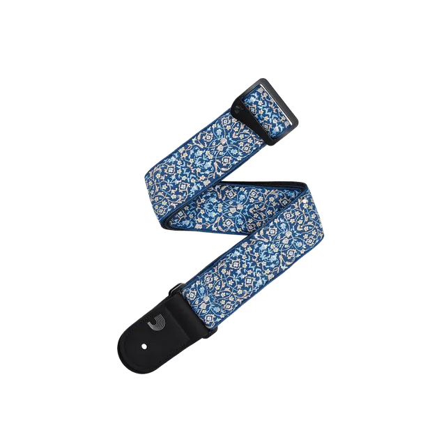 d-addario-eco-comfort-persian-woven-gitarrengurt-blau image 1