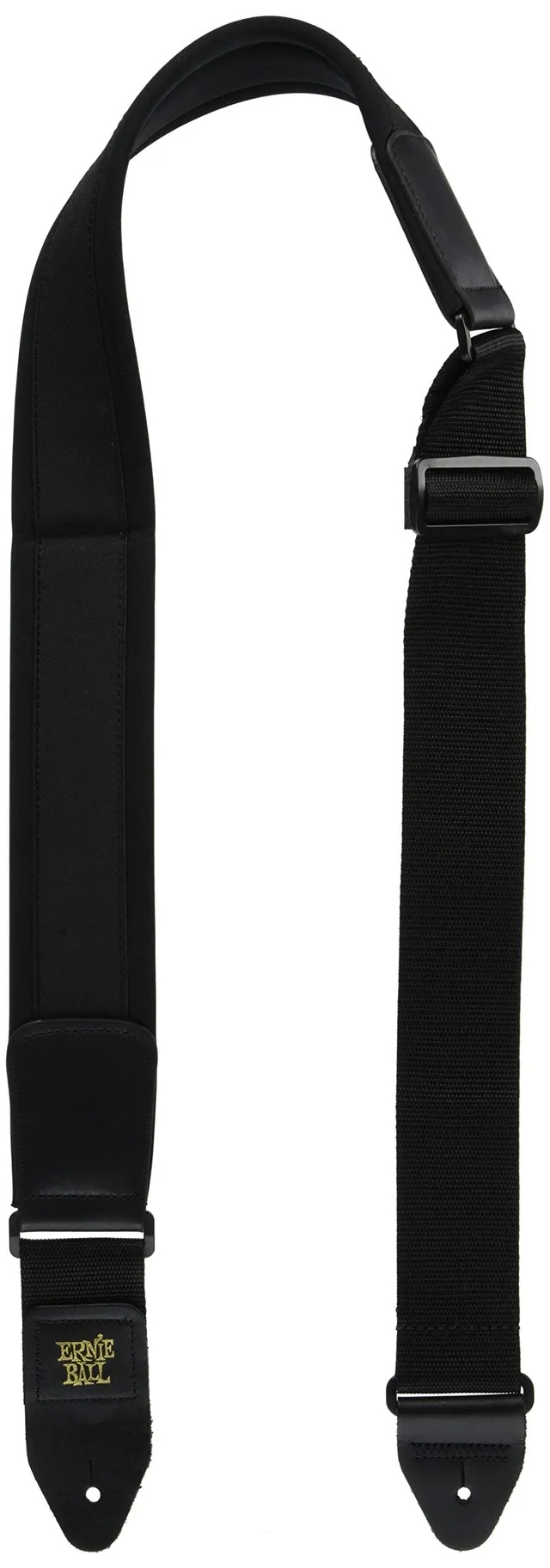 ernie-ball-neopren-gitarrengurt-gepolstert-schwarz-6-4-cm image 1