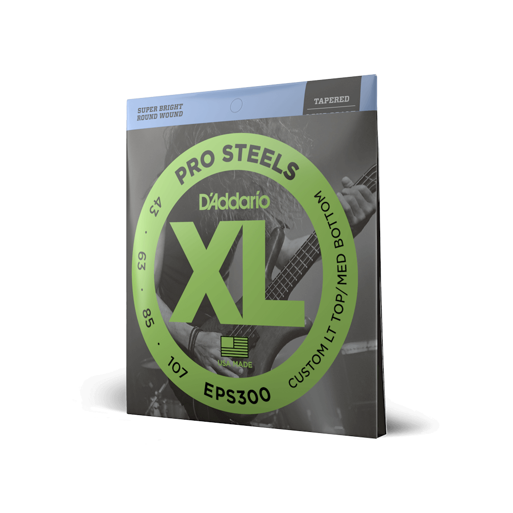 d-addario-xl-prosteels-43-107-custom-light-top-medium-bottom-tapered-long-scale- image 1
