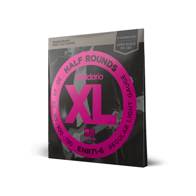 d-addario-xl-half-rounds-bass-saiten-30-130-regular-light-6-saiter-long-scale image 1