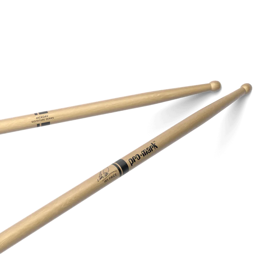 d-addario-promark-ian-paice-808-drumsticks-hickory-wood-tip image 1
