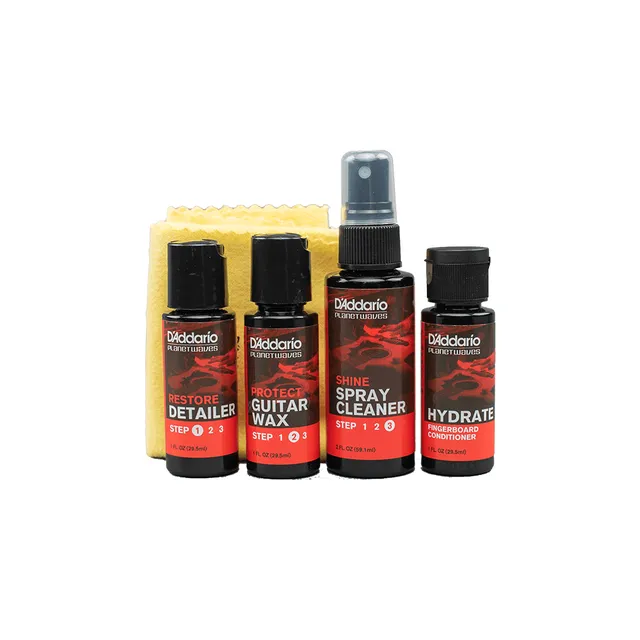 d-addario-instrument-care-essentials-3-stufen-politur-set-mit-hydrate-griffbrett image 1