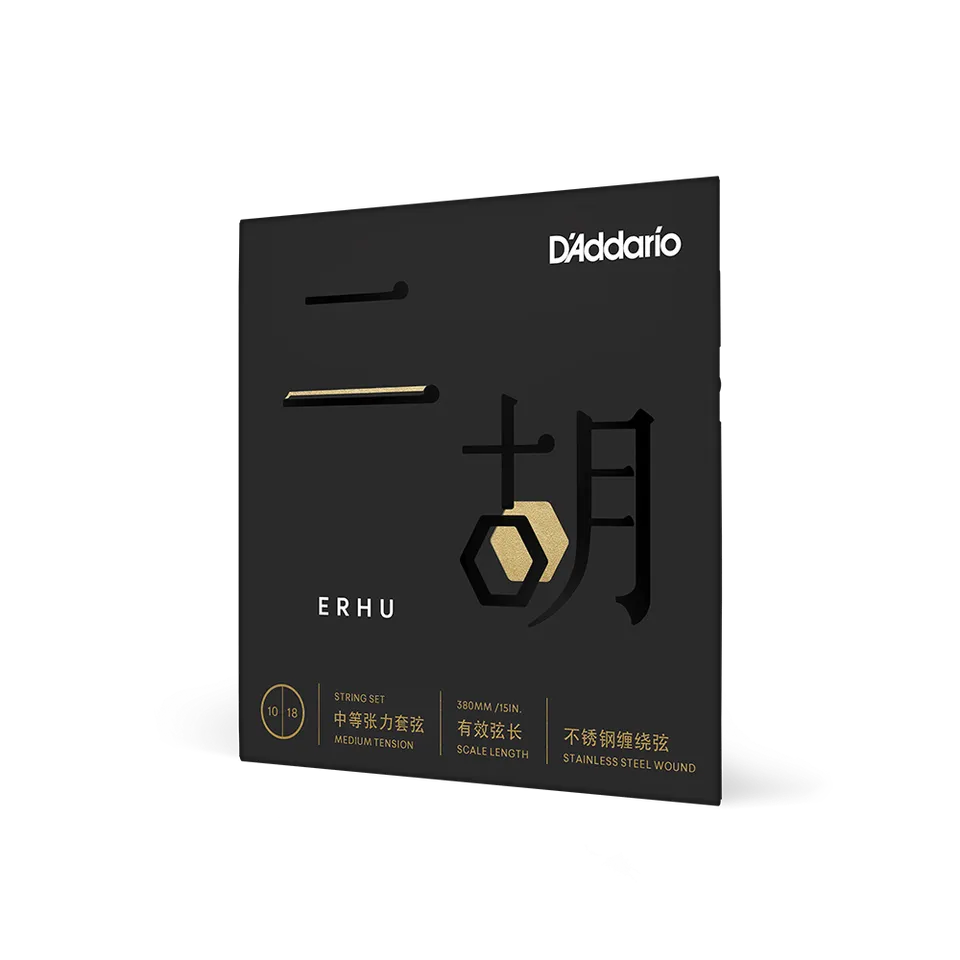 d-addario-erhu01-erhu-saitensatz-10-18-medium-tension-edelstahl image 1