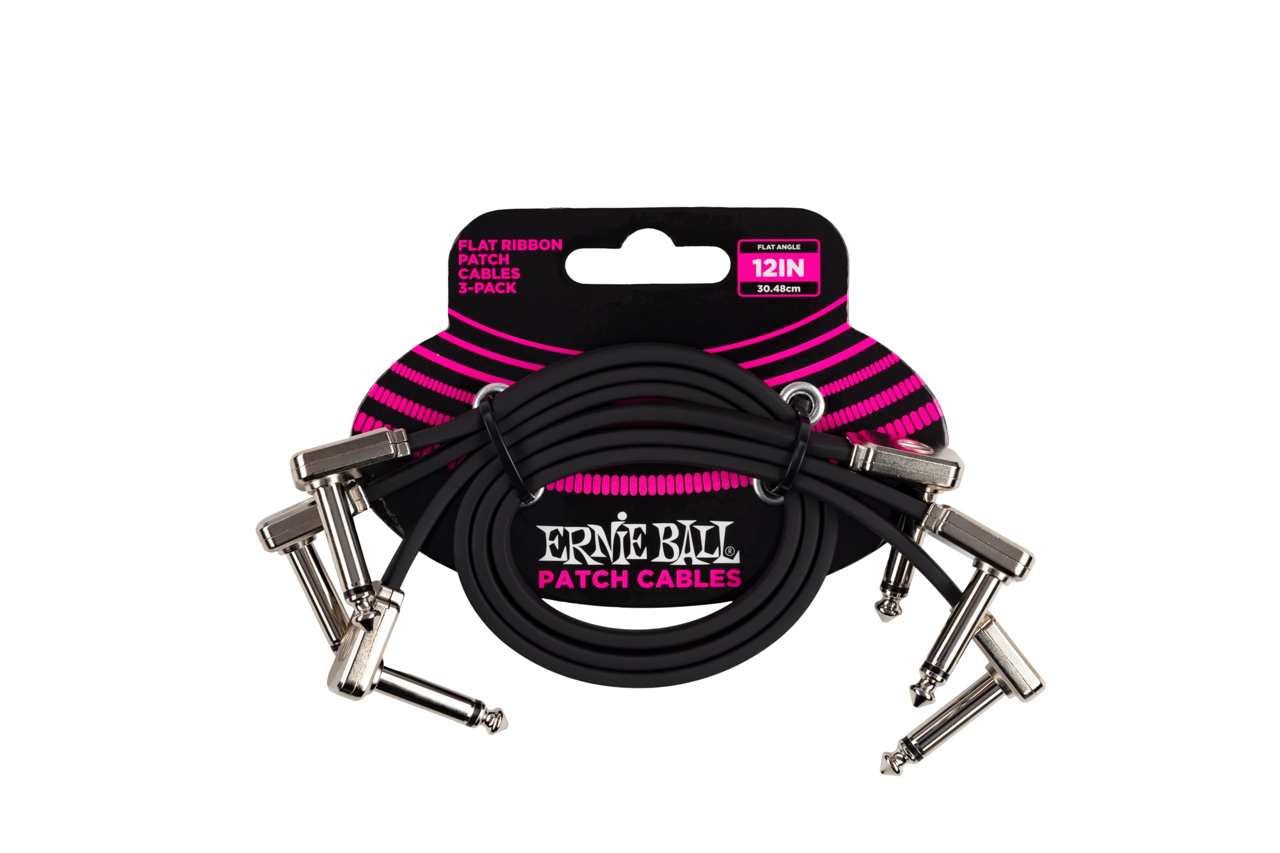 ernie-ball-flachband-patchkabel-15-24-cm-rot-3er-pack image 3