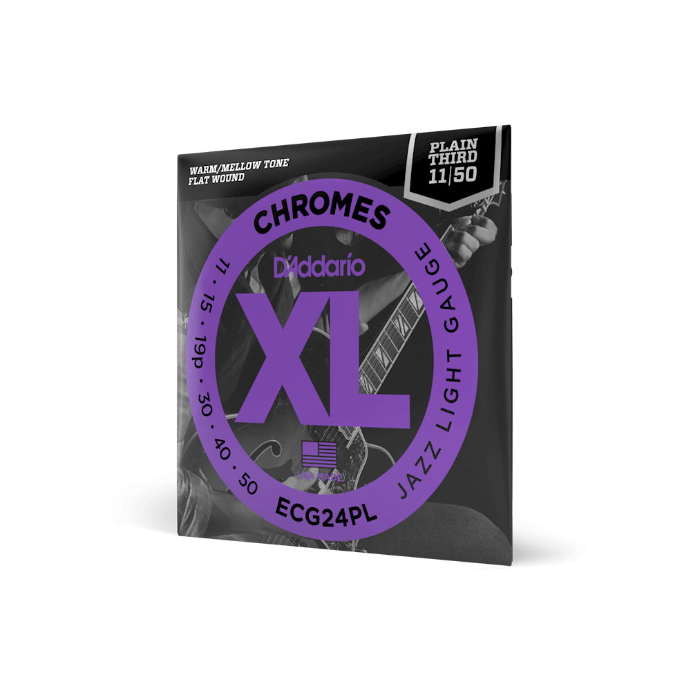 d-addario-xl-chromes-e-gitarren-saiten-11-50-jazz-light-flatwound image 1