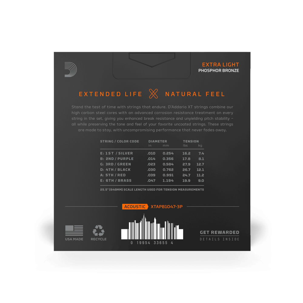d-addario-xt-phosphor-bronze-westerngitarren-saiten-10-47-extra-light-coated image 5