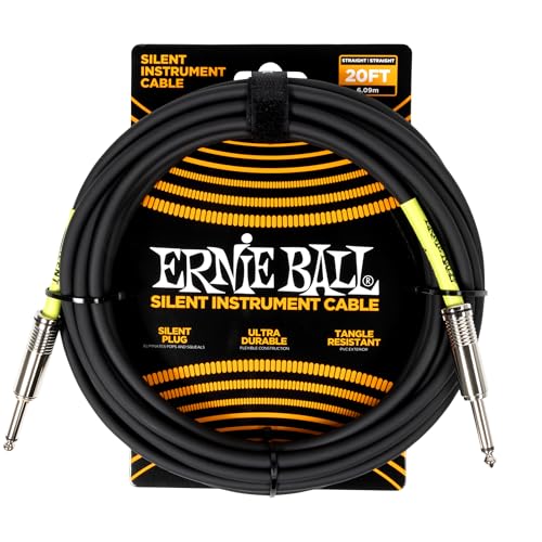 ernie-ball-classic-instrumentenkabel-gerade-gerade-3-m-silent-schwarz image 6