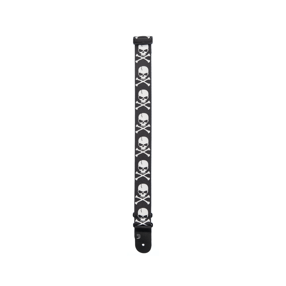 d-addario-sublimation-gitarrengurt-skull-and-cross-bone image 3