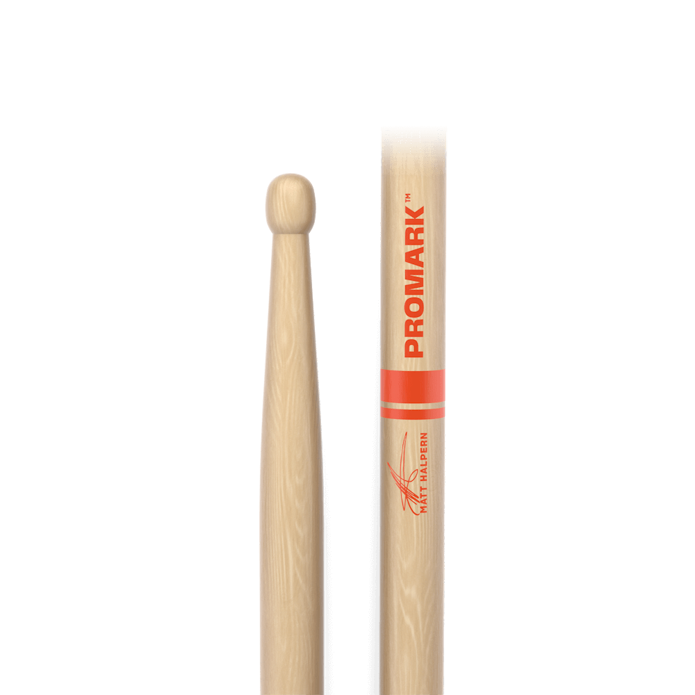 promark-matt-halpern-hickory-drumsticks-wood-tip image 2