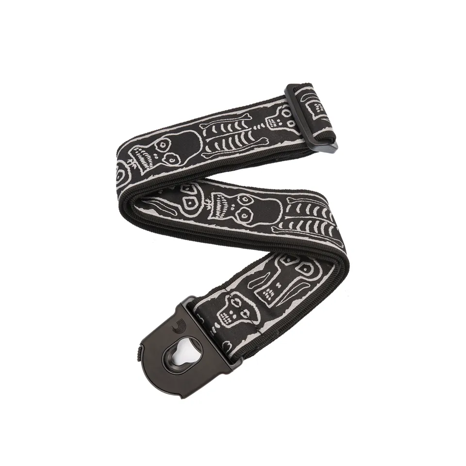 d-addario-joe-satriani-planet-lock-gitarrengurt-skull-n-bones image 1