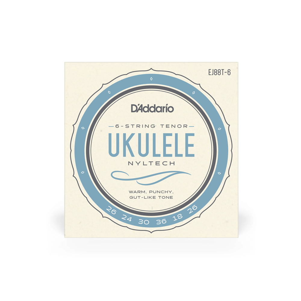 d-addario-ej88t-nyltech-ukulelen-saiten-6-string-tenor-gcea image 2