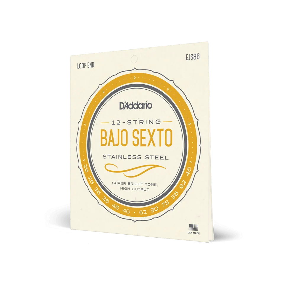d-addario-bajo-sexto-12-saitig-edelstahl-saitensatz image 1