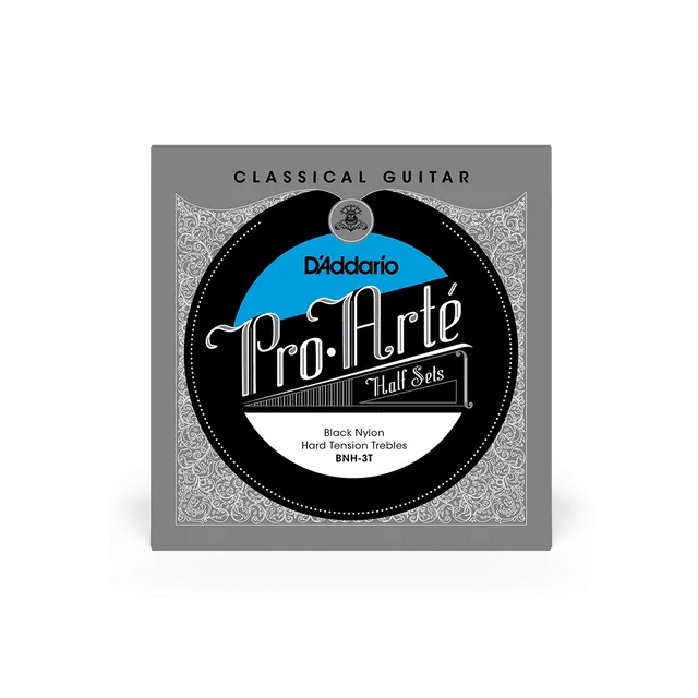 d-addario-pro-art-black-nylon-diskant-halbsatz-klassikgitarrensaiten image 1