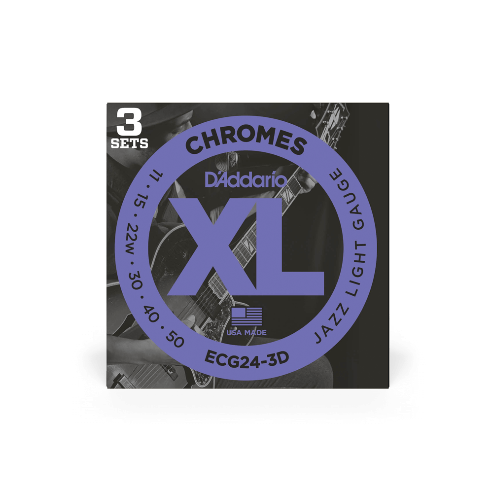 d-addario-xl-chromes-11-50-e-gitarren-saiten-jazz-light-flatwound image 3