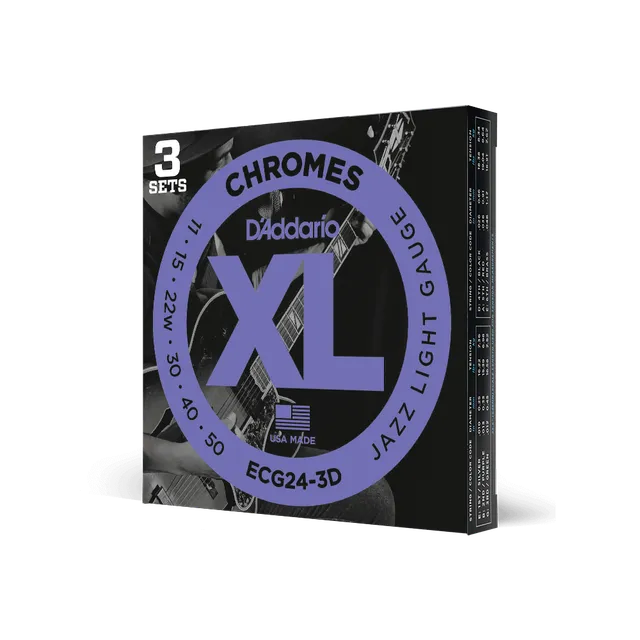 d-addario-xl-chromes-11-50-e-gitarren-saiten-jazz-light-flatwound image 1