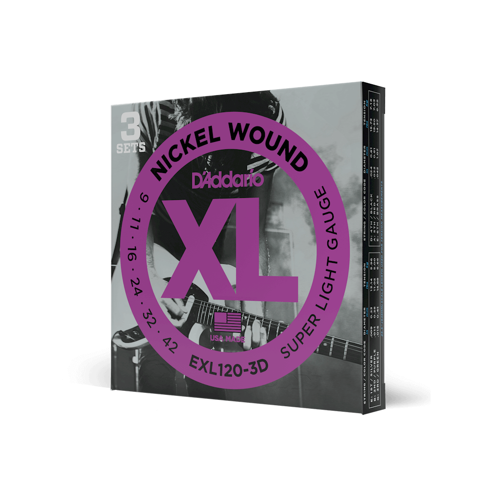 d-addario-xl-nickel-exl120-e-gitarrensaiten-09-42-super-light image 3