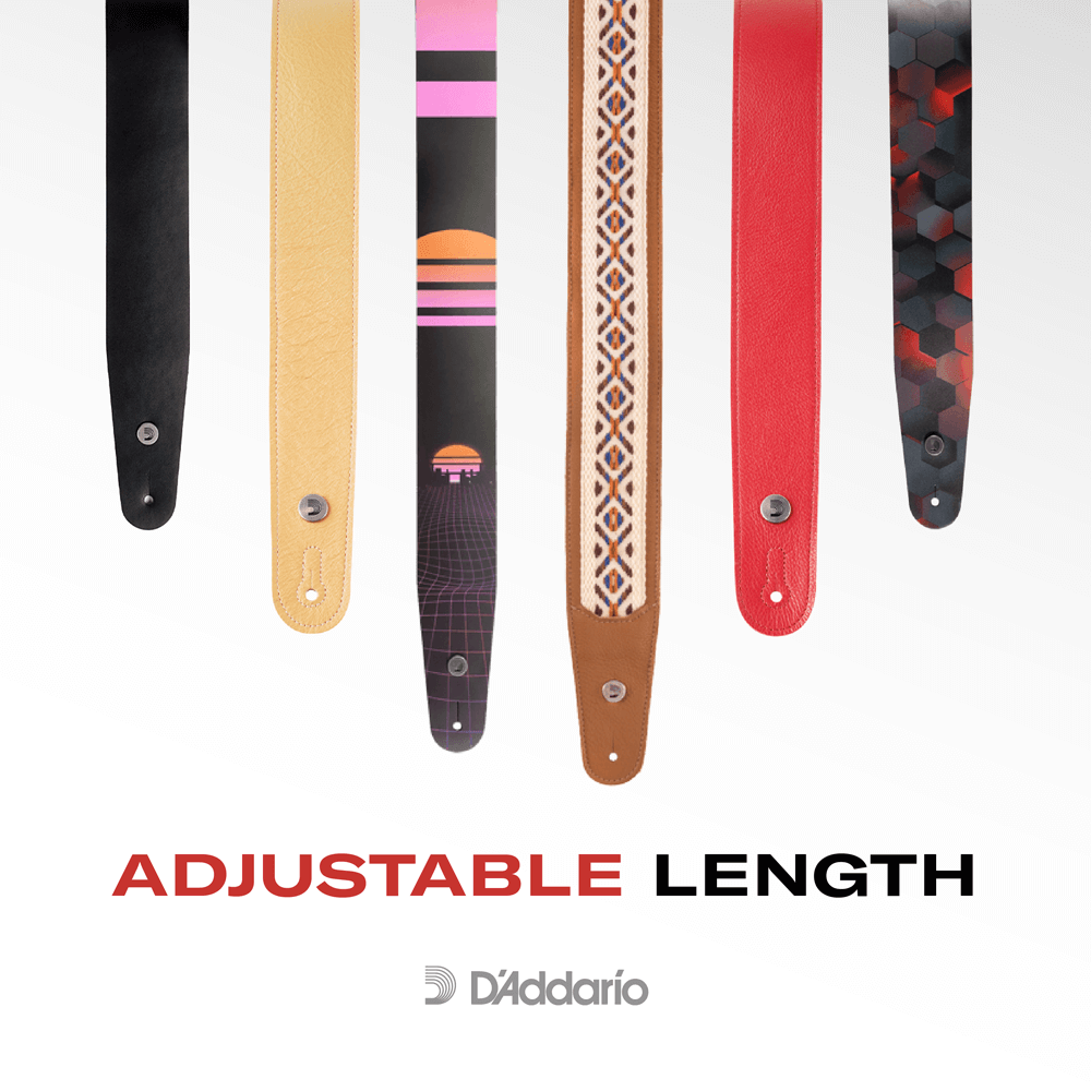d-addario-hybrid-leather-guitar-strap-desert-ledergitarrengurt-gewebt image 6