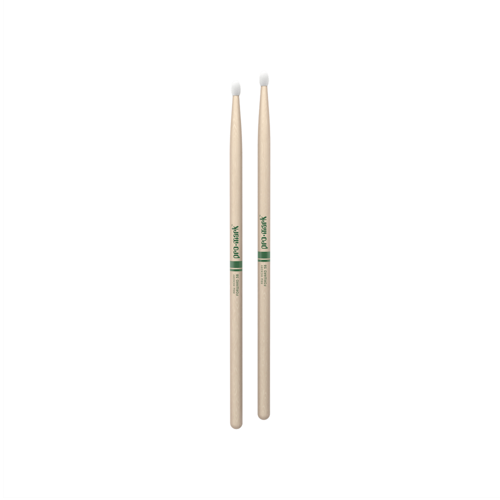 d-addario-promark-classic-forward-5b-raw-hickory-drumsticks-oval-nylon-tip image 3