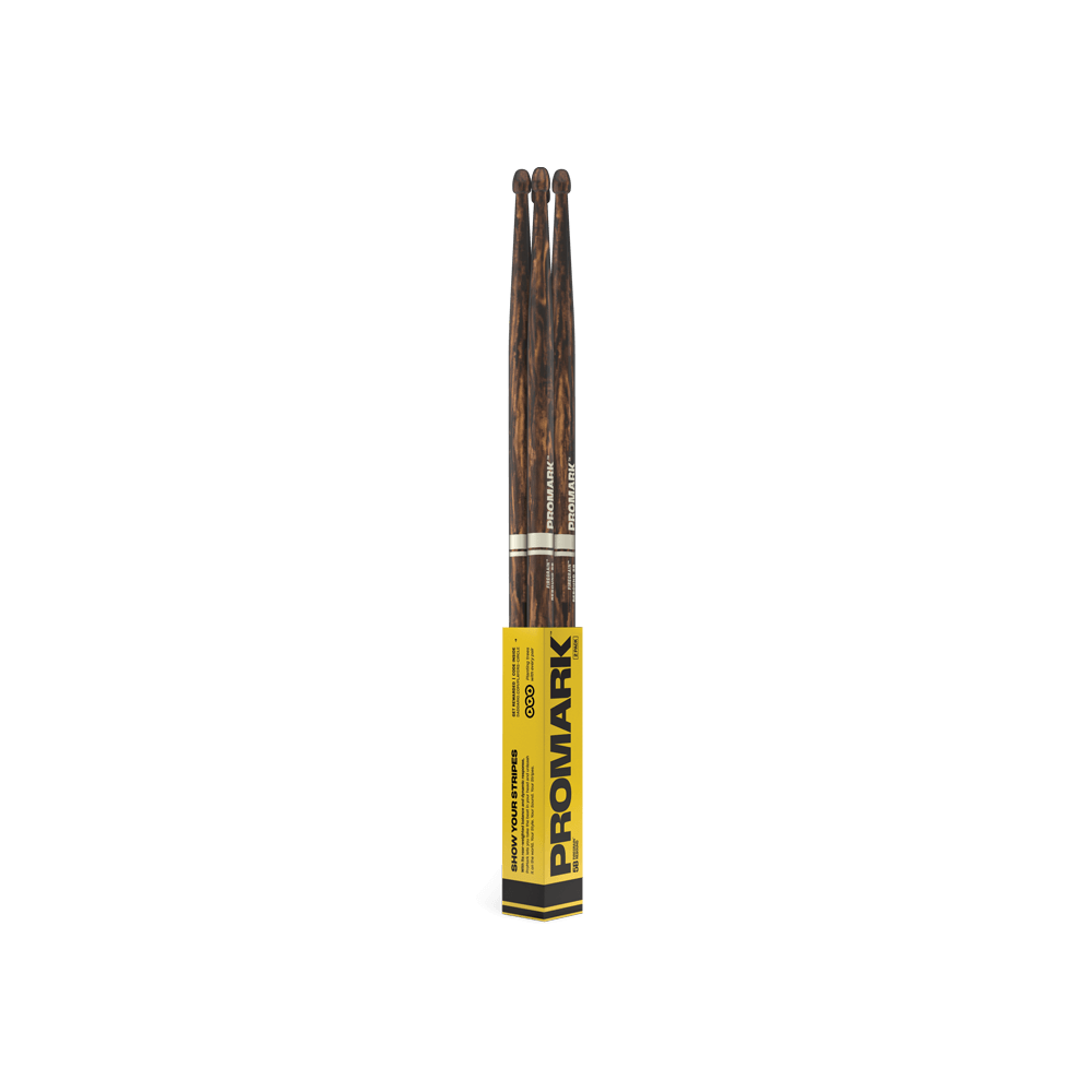 d-addario-promark-rebound-5b-firegrain-hickory-drumsticks-acorn-wood-tip image 2