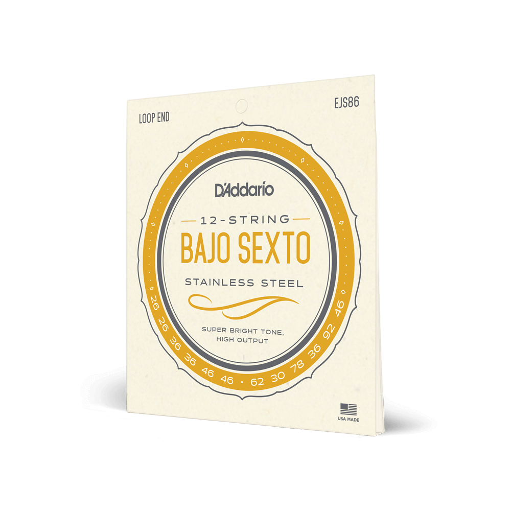 d-addario-bajo-sexto-12-saitig-edelstahl-saitensatz image 1