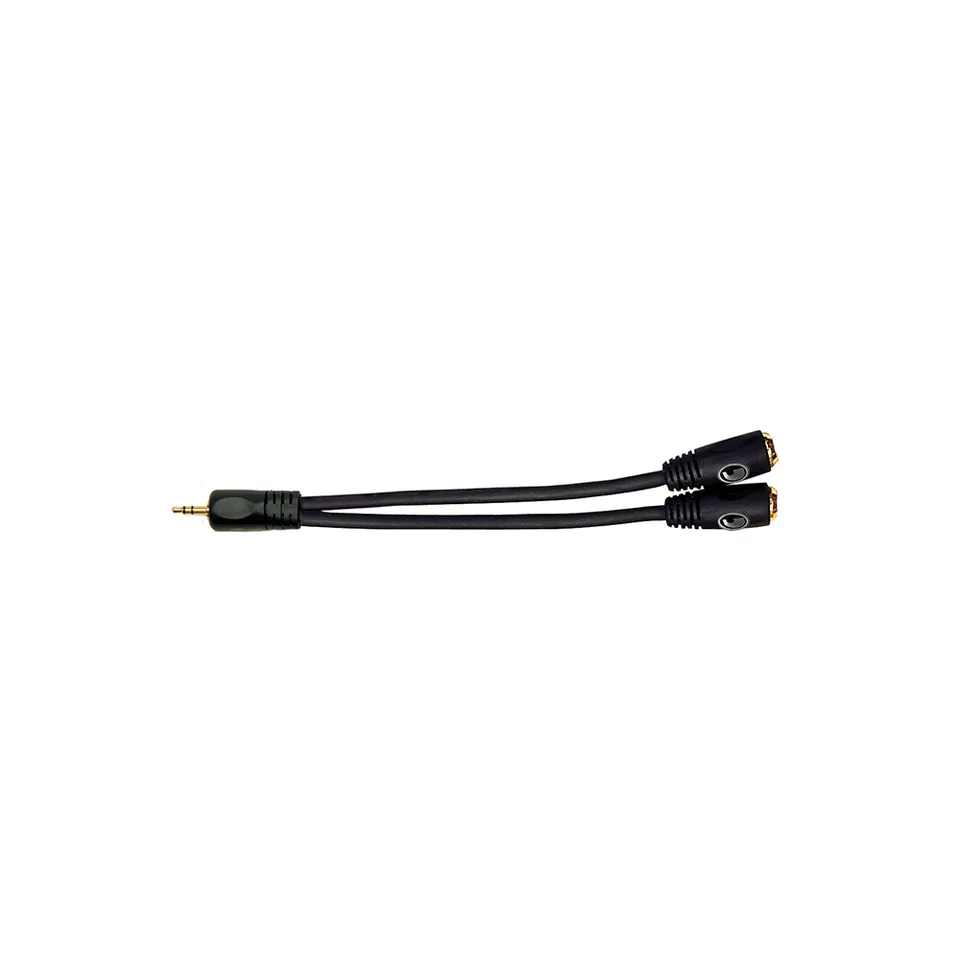 d-addario-pw-p047z-stereo-adapter-3-5-mm-stecker-auf-2x-3-5-mm-buchse image 1